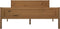 vidaXL - Bedframe - massief - grenenhout - honingbruin - 140x200 - cm
