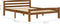 vidaXL - Bedframe - massief - grenenhout - honingbruin - 140x200 - cm