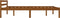 vidaXL - Bedframe - massief - grenenhout - honingbruin - 140x200 - cm