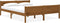vidaXL - Bedframe - massief - grenenhout - honingbruin - 140x200 - cm