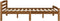 vidaXL - Bedframe - massief - grenenhout - honingbruin - 140x200 - cm