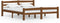 vidaXL - Bedframe - massief - grenenhout - honingbruin - 160x200 - cm