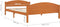 vidaXL - Bedframe - massief - grenenhout - honingbruin - 160x200 - cm