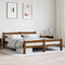 vidaXL - Bedframe - massief - grenenhout - honingbruin - 160x200 - cm