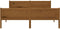vidaXL - Bedframe - massief - grenenhout - honingbruin - 160x200 - cm