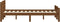 vidaXL - Bedframe - massief - grenenhout - honingbruin - 160x200 - cm