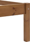 vidaXL - Bedframe - massief - grenenhout - honingbruin - 160x200 - cm