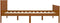 vidaXL - Bedframe - massief - grenenhout - honingbruin - 160x200 - cm