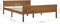 vidaXL - Bedframe - massief - grenenhout - honingbruin - 160x200 - cm