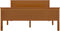 vidaXL - Bedframe - massief - grenenhout - honingbruin - 160x200 - cm