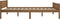 vidaXL - Bedframe - massief - grenenhout - honingbruin - 160x200 - cm