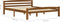 vidaXL - Bedframe - massief - grenenhout - honingbruin - 160x200 - cm
