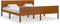 vidaXL - Bedframe - massief - grenenhout - honingbruin - 180x200 - cm