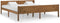vidaXL - Bedframe - massief - grenenhout - honingbruin - 180x200 - cm