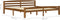 vidaXL - Bedframe - massief - grenenhout - honingbruin - 180x200 - cm