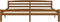 vidaXL - Bedframe - massief - grenenhout - honingbruin - 180x200 - cm