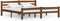 vidaXL - Bedframe - massief - grenenhout - honingbruin - 180x200 - cm