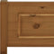 vidaXL - Bedframe - massief - grenenhout - honingbruin - 180x200 - cm