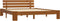 vidaXL - Bedframe - massief - grenenhout - honingbruin - 180x200 - cm