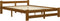 vidaXL - Bedframe - massief - grenenhout - honingbruin - 180x200 - cm