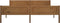 vidaXL - Bedframe - massief - grenenhout - honingbruin - 180x200 - cm
