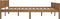 vidaXL - Bedframe - massief - grenenhout - honingbruin - 180x200 - cm