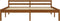 vidaXL - Bedframe - massief - grenenhout - honingbruin - 180x200 - cm