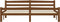 vidaXL - Bedframe - massief - grenenhout - honingbruin - 180x200 - cm
