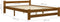 vidaXL - Bedframe - massief - grenenhout - honingbruin - 180x200 - cm