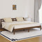vidaXL - Bedframe - massief - grenenhout - honingbruin - 200x200 - cm