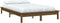 vidaXL - Bedframe - massief - grenenhout - honingbruin - 200x200 - cm