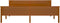 vidaXL - Bedframe - massief - grenenhout - honingbruin - 200x200 - cm