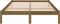 vidaXL - Bedframe - massief - grenenhout - honingbruin - 200x200 - cm