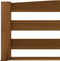 vidaXL - Bedframe - massief - grenenhout - honingbruin - 200x200 - cm