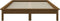 vidaXL - Bedframe - massief - grenenhout - honingbruin - 200x200 - cm