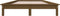 vidaXL - Bedframe - massief - grenenhout - honingbruin - 200x200 - cm