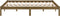 vidaXL - Bedframe - massief - grenenhout - honingbruin - 200x200 - cm