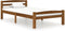 vidaXL - Bedframe - massief - grenenhout - honingbruin - 90x200 - cm