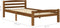vidaXL - Bedframe - massief - grenenhout - honingbruin - 90x200 - cm