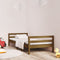 vidaXL - Bedframe - massief - grenenhout - honingbruin - 90x200 - cm
