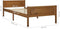 vidaXL - Bedframe - massief - grenenhout - honingbruin - 90x200 - cm