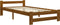 vidaXL - Bedframe - massief - grenenhout - honingbruin - 90x200 - cm