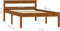 vidaXL - Bedframe - massief - grenenhout - honingbruin - 90x200 - cm