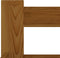 vidaXL - Bedframe - massief - grenenhout - honingbruin - 90x200 - cm