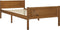 vidaXL - Bedframe - massief - grenenhout - honingbruin - 90x200 - cm