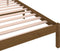 vidaXL - Bedframe - massief - grenenhout - honingbruin - 90x200 - cm