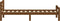vidaXL - Bedframe - massief - grenenhout - honingbruin - 90x200 - cm