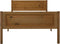 vidaXL - Bedframe - massief - grenenhout - honingbruin - 90x200 - cm