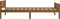 vidaXL - Bedframe - massief - grenenhout - honingbruin - 90x200 - cm