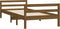 vidaXL - Bedframe - massief - grenenhout - honingbruin - 90x200 - cm